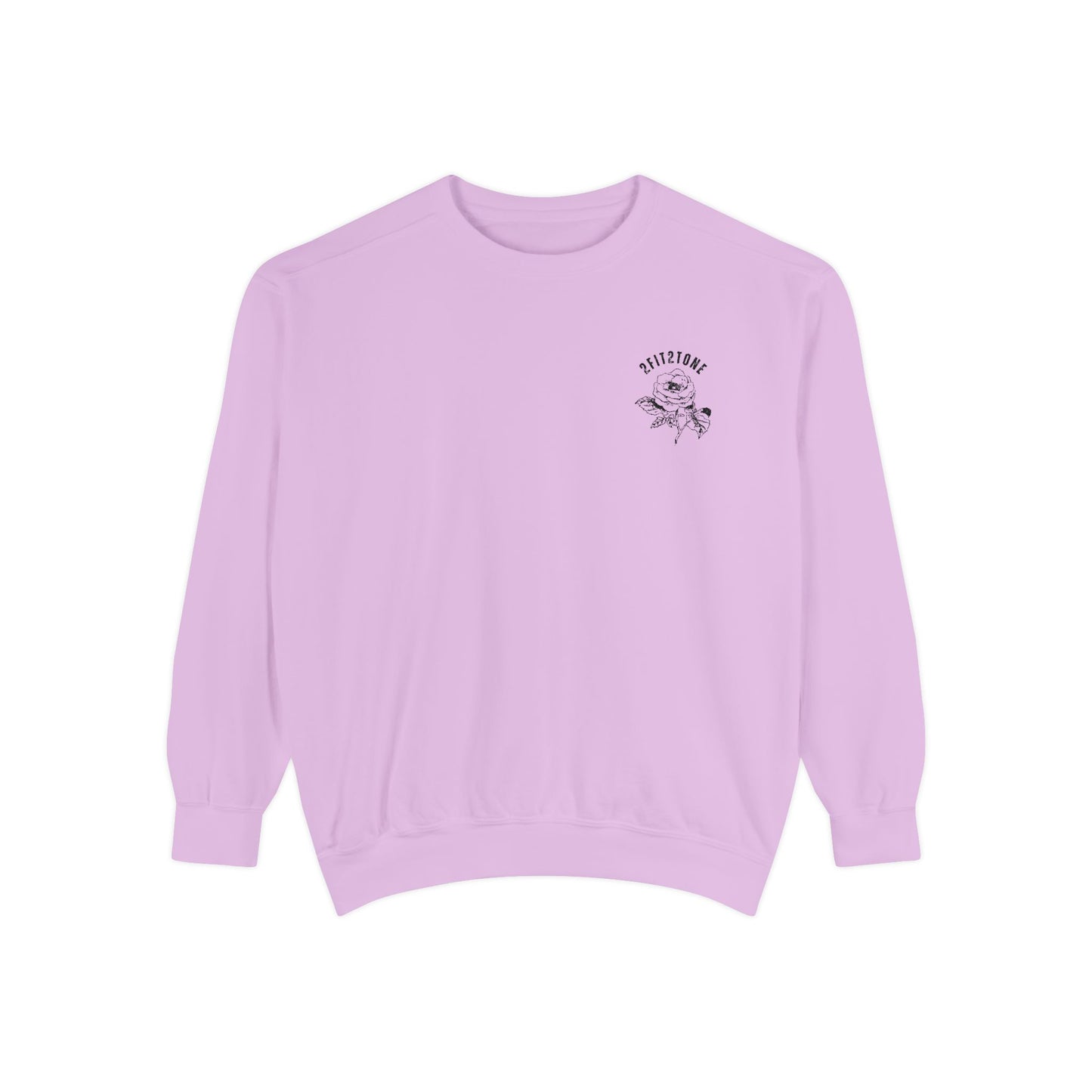 embordered rose crewneck