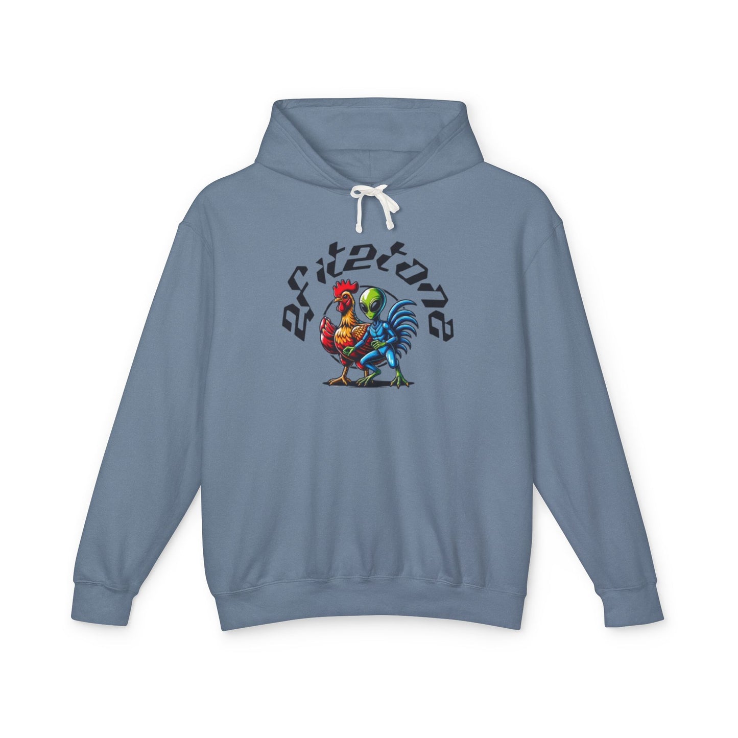Chicken and Alien Hoodie