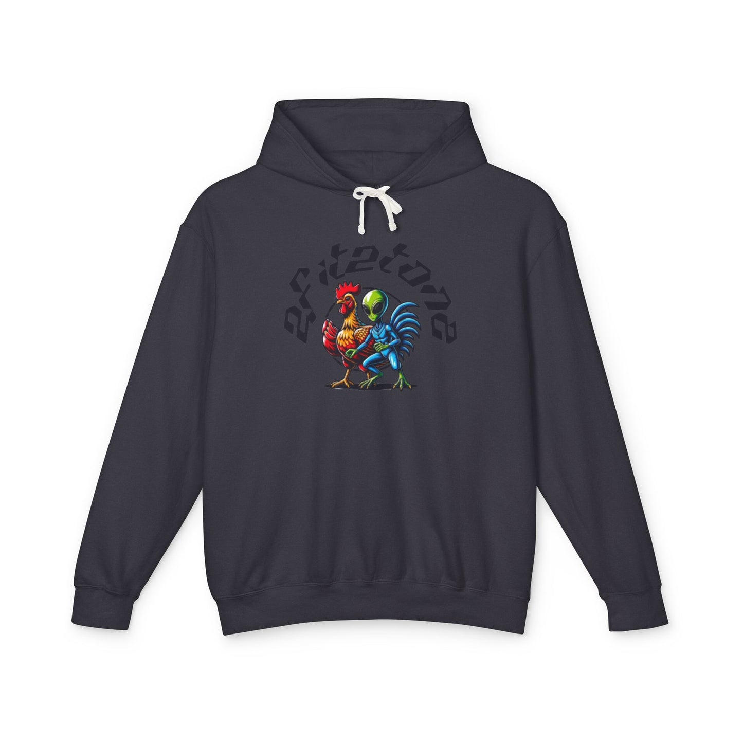 Chicken and Alien Hoodie