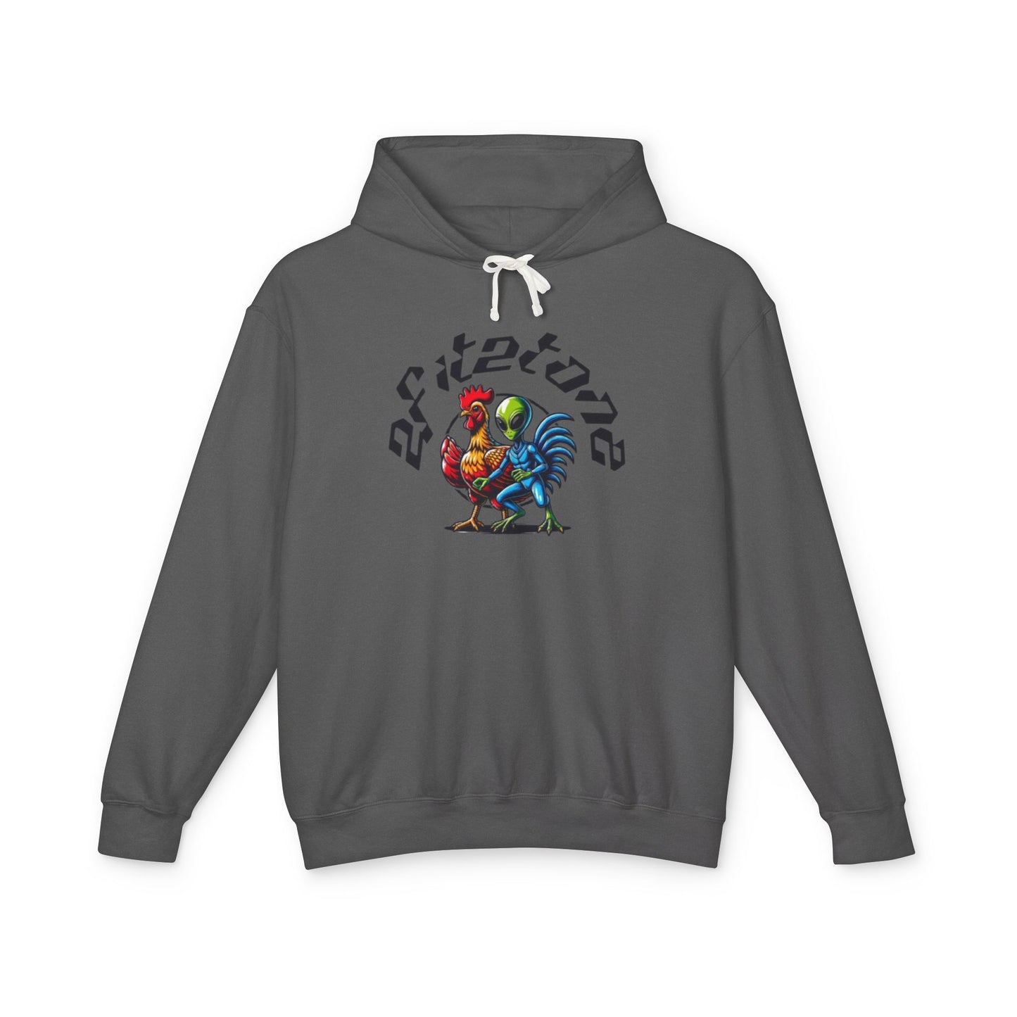 Chicken and Alien Hoodie
