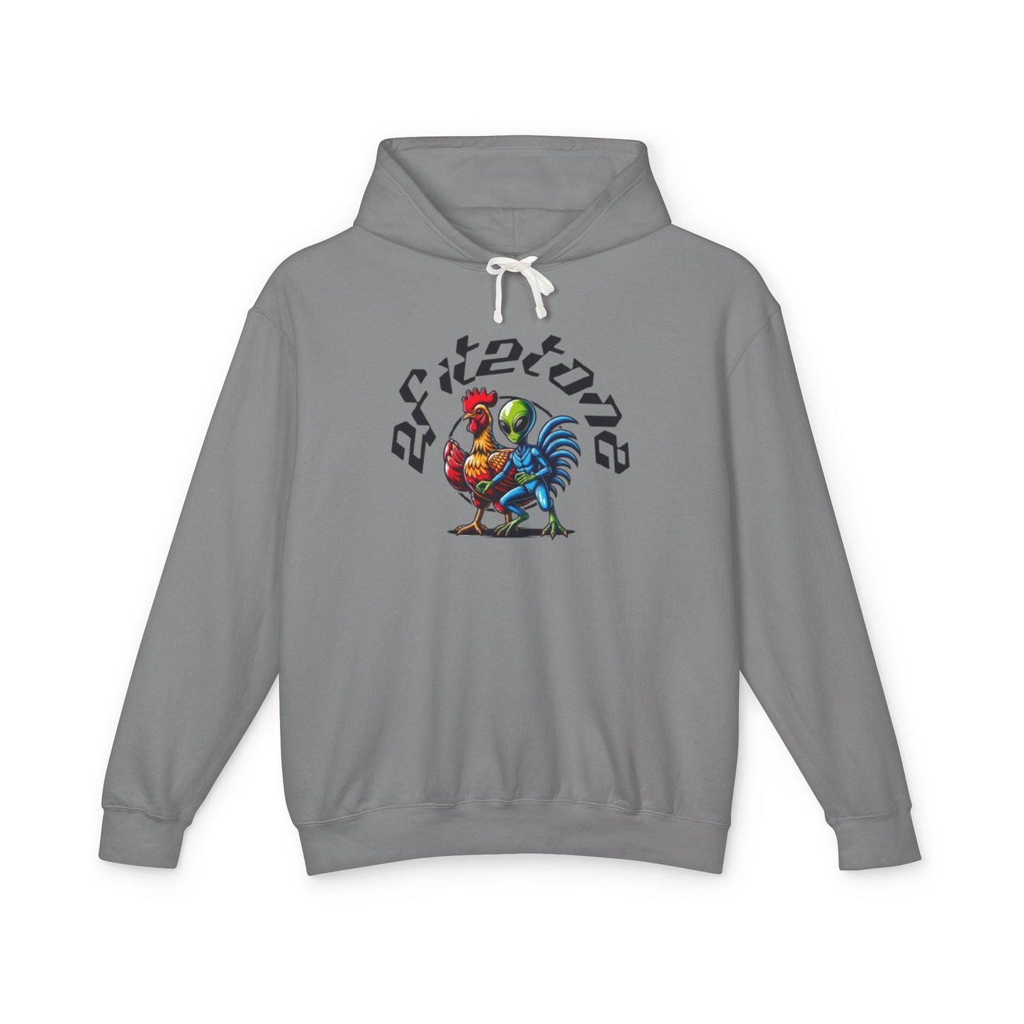 Chicken and Alien Hoodie