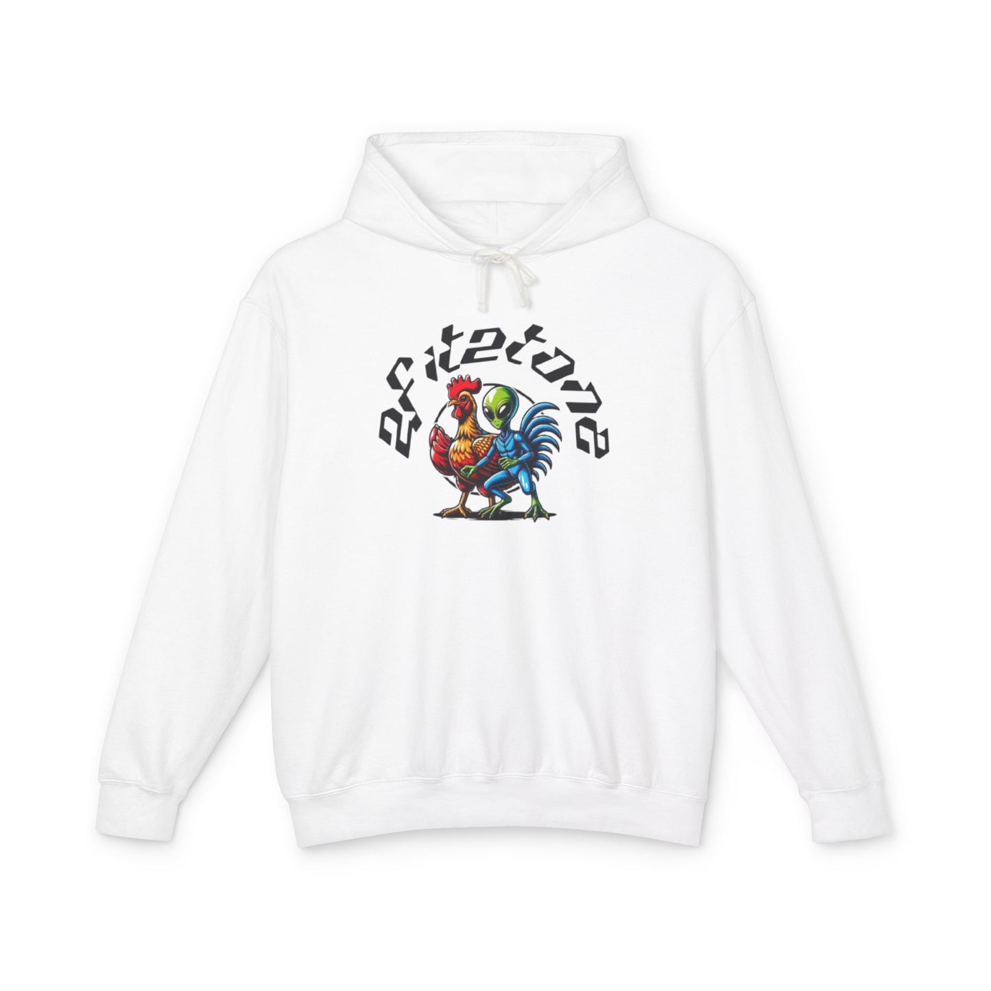 Chicken and Alien Hoodie