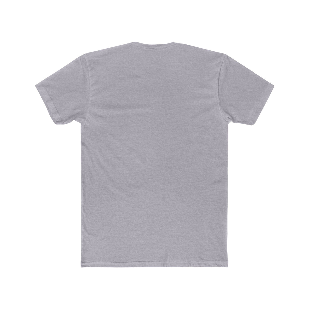 Distorted Phrase Graphic Tee — Minimalist Wavy Text Shirt