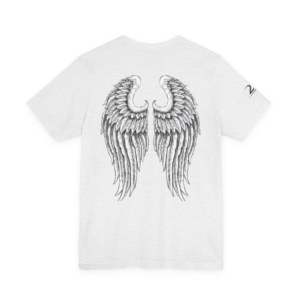 Angel Wings Graphic Tee — Large Back Wing Design T-Shirt