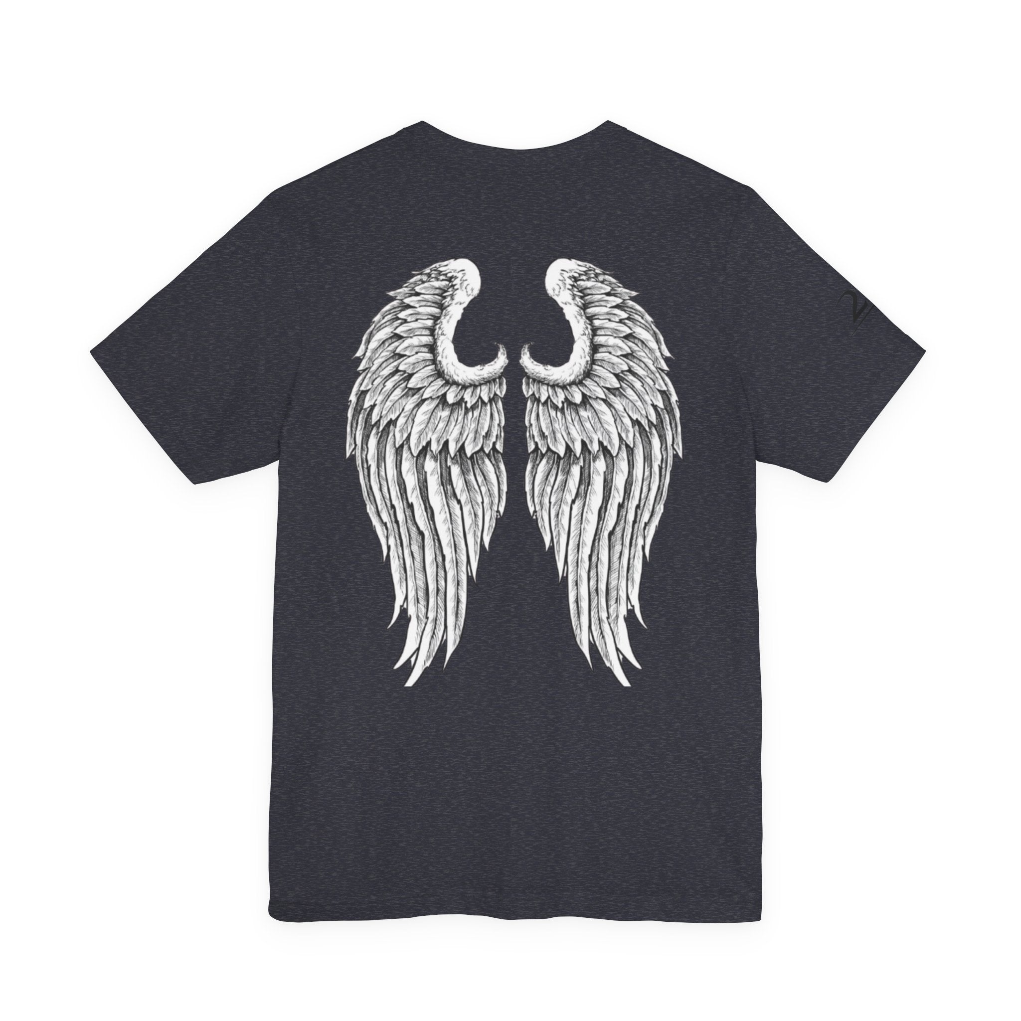 Angel Wings Graphic Tee — Large Back Wing Design T-Shirt