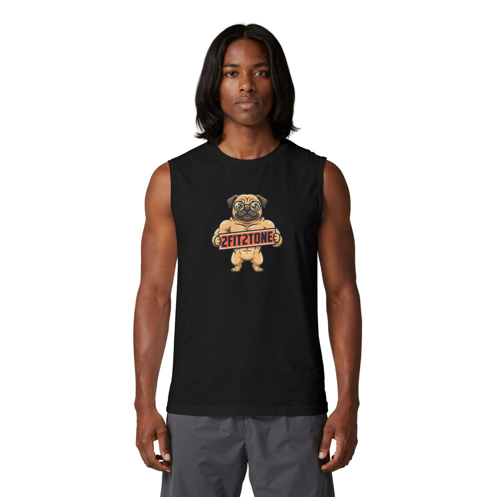 "Woof on tha shirt" 2Fit2tone graphic tee