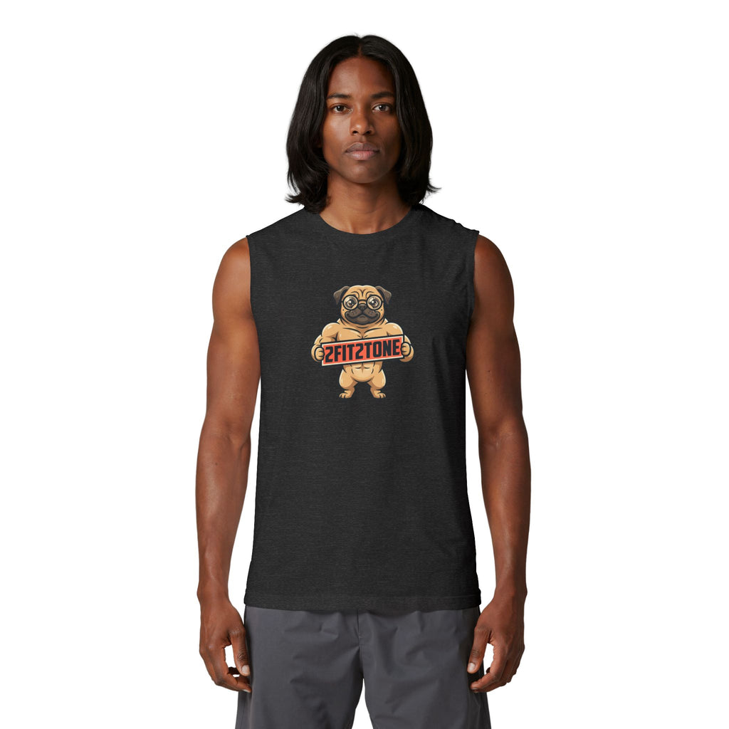 "Woof on tha shirt" 2Fit2tone graphic tee