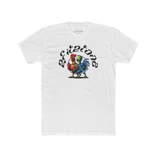 Chicken and the alien Cotton Tee