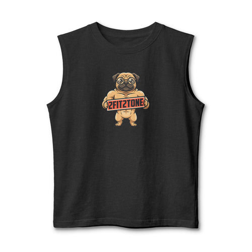 "Woof on tha shirt" 2Fit2tone graphic tee