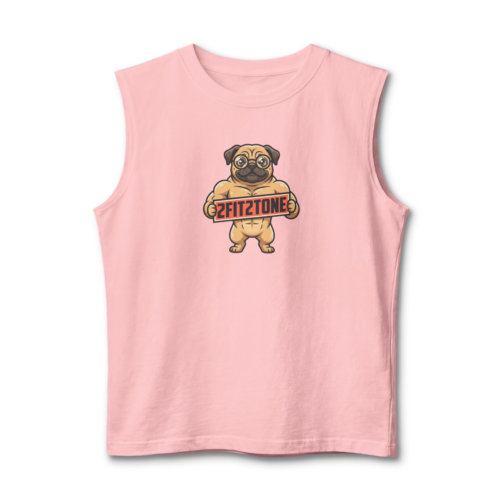 "Woof on tha shirt" 2Fit2tone graphic tee