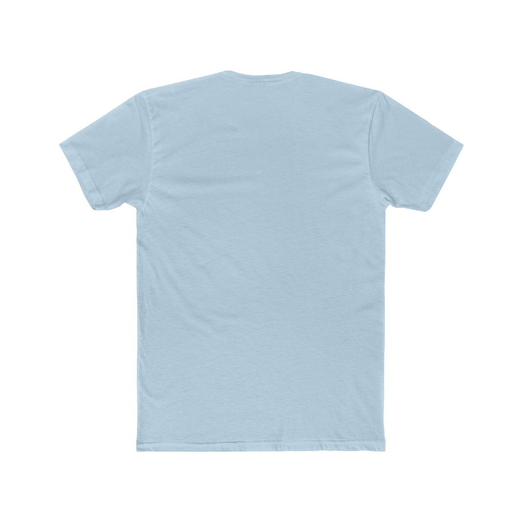 Distorted Phrase Graphic Tee — Minimalist Wavy Text Shirt