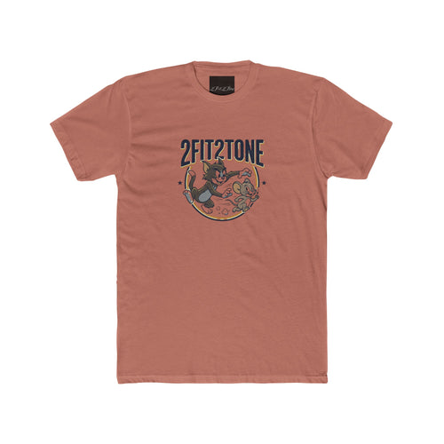 2FIT2TONE Cat & Mouse Retro Graphic Tee